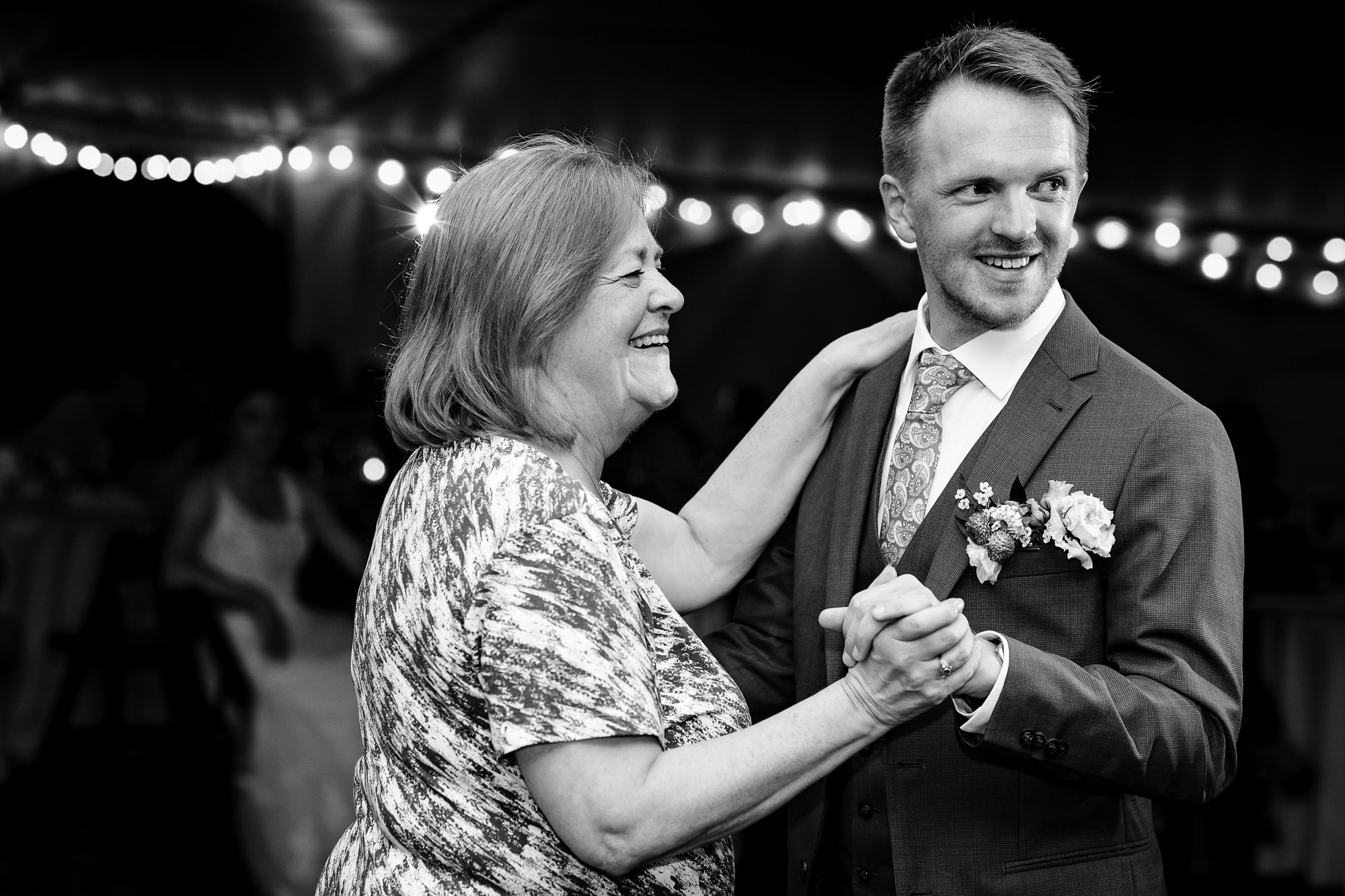 Parent dances at a Georgetown Maine wedding