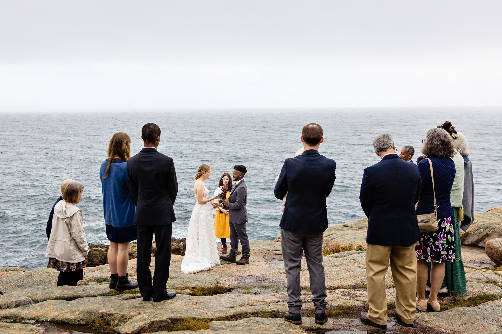 A wedding elopement in Acadia National Park