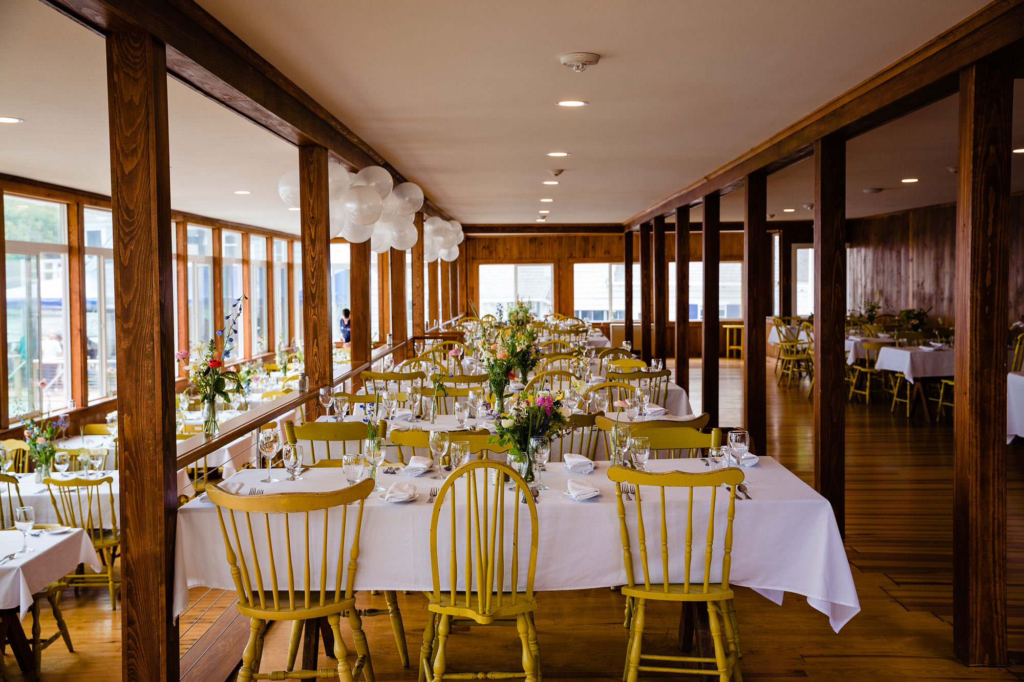 Linekin Bay Resort Dining area for weddings