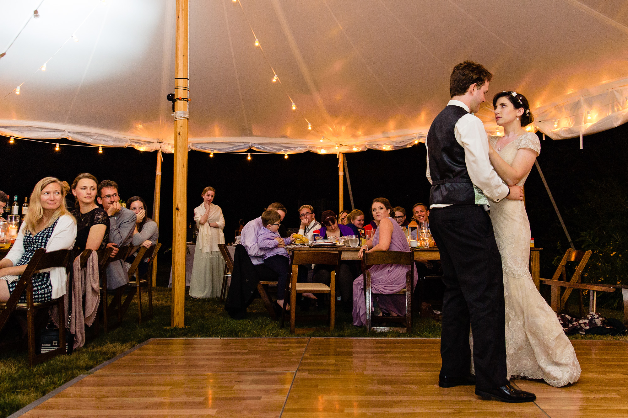 A wedding at the Bradley Inn in New Harbor, Maine