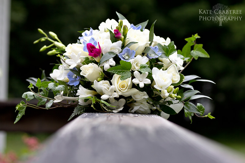 The bride's stunning bouquet by Hawkes Flowers & Gifts