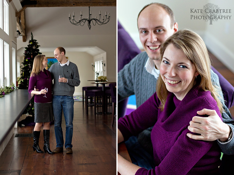 The Cellardoor Winery, a gorgeous Lincolnville Maine locale, is where Keith and Erin had their engagement session