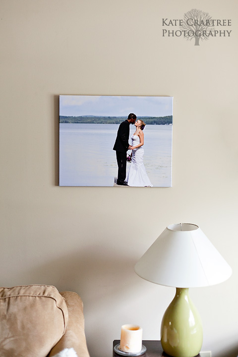 Bangor Maine Wedding Photographer | Gallery Wraps