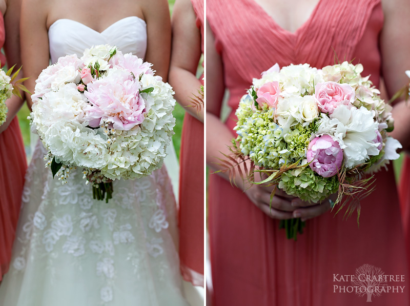 The gorgeous wedding bouquets by Eileen O'Connor, a florist in Maine