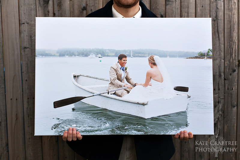 Maine Wedding Photographers | Canvas Gallery Wraps