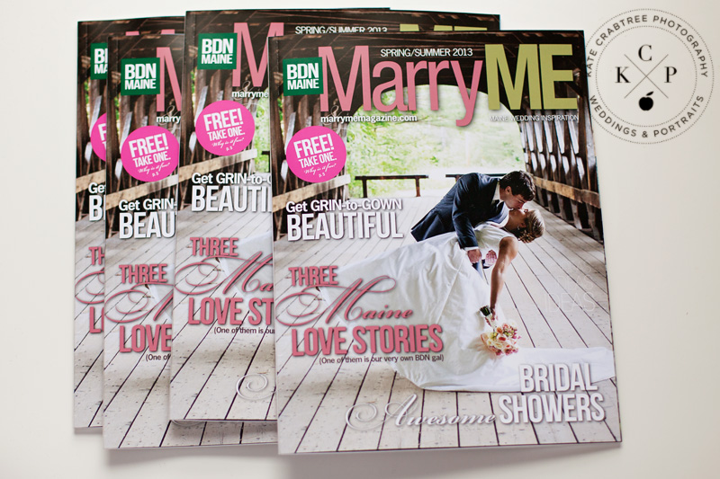 Featured Maine Wedding Photographer | Published in Marry ME Magazine