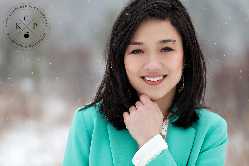 Maine Portrait Photographer | Kim in the Snow