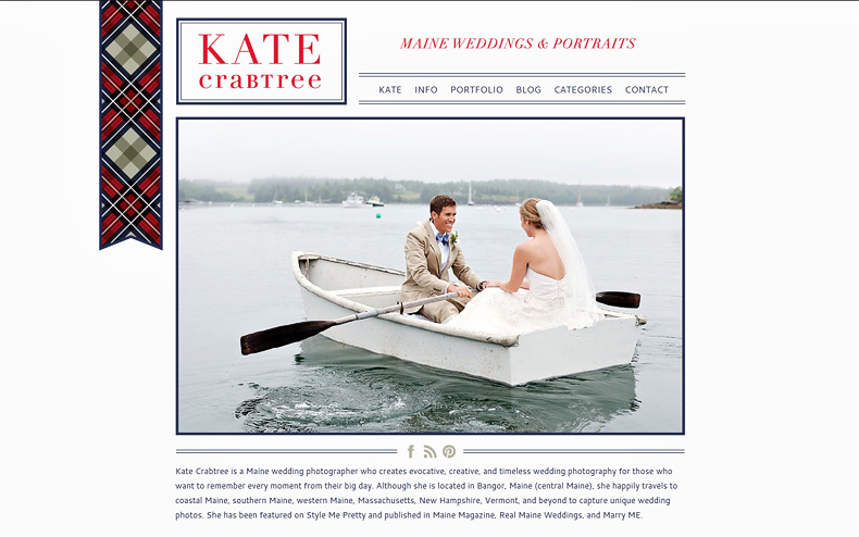 My new website! | Maine Wedding Photographer Website