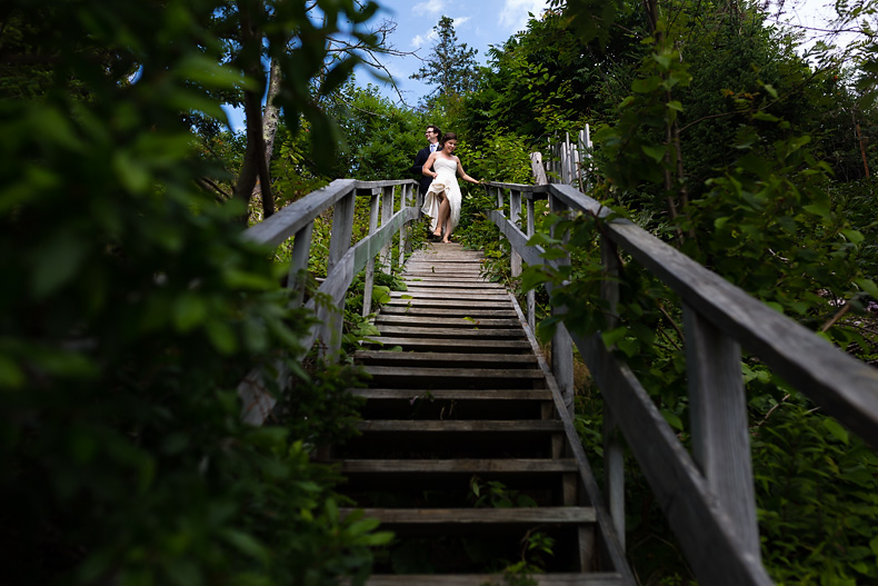 Wedding photos in Castine Maine