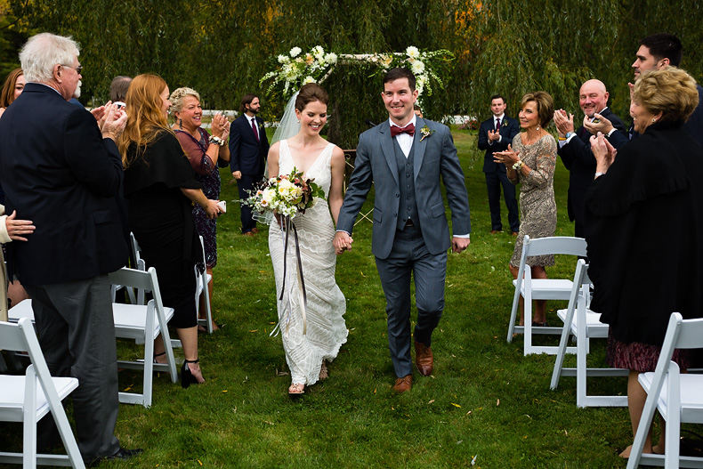 A Pineland Farms wedding photo