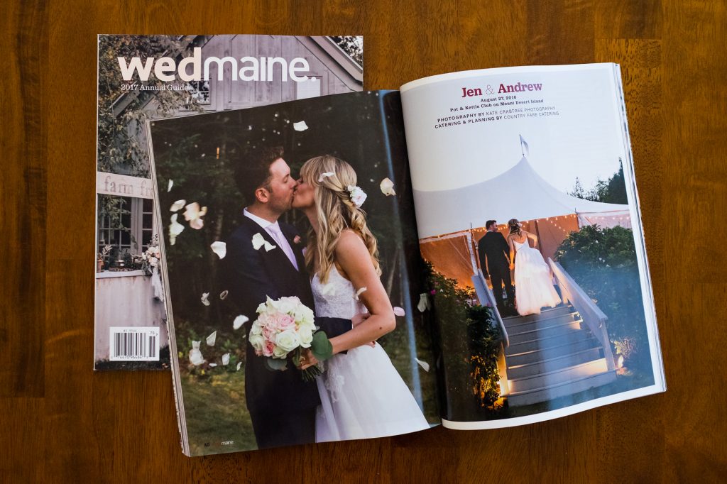 Bar Harbor Wedding Featured in Maine Magazine