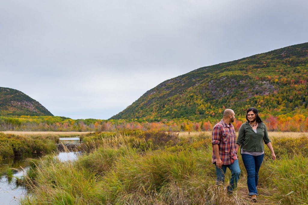 Bethany & Hebert’s Engagement Portraits in Acadia National Park