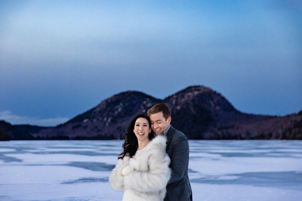 Erin and John’s Winter Acadia Elopement