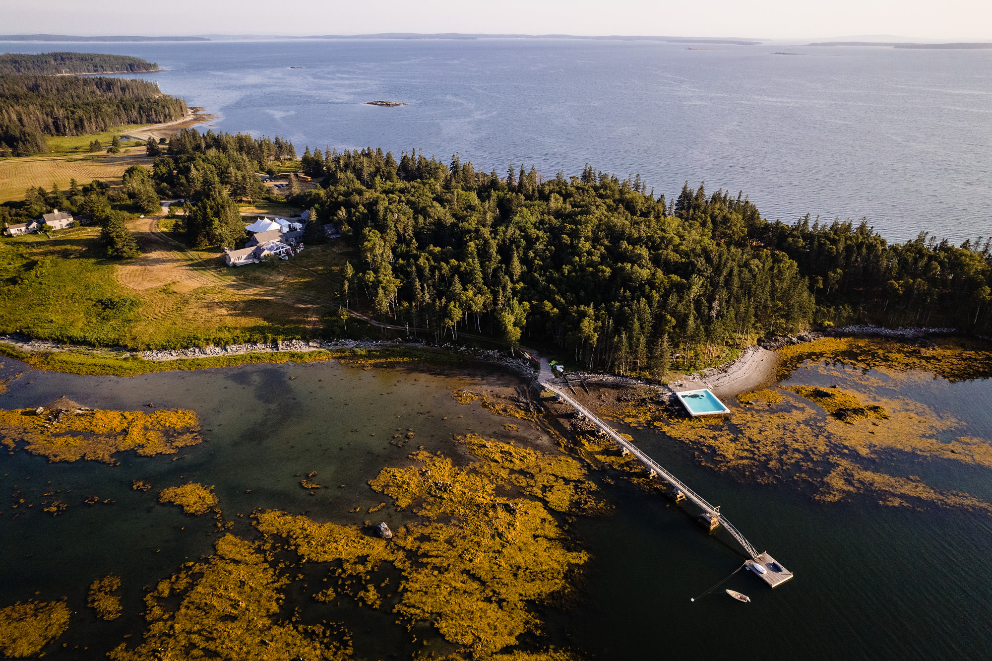 Harris Barn is a wedding venue on MDI, in Seal Cove, that's perfect for a destination wedding.