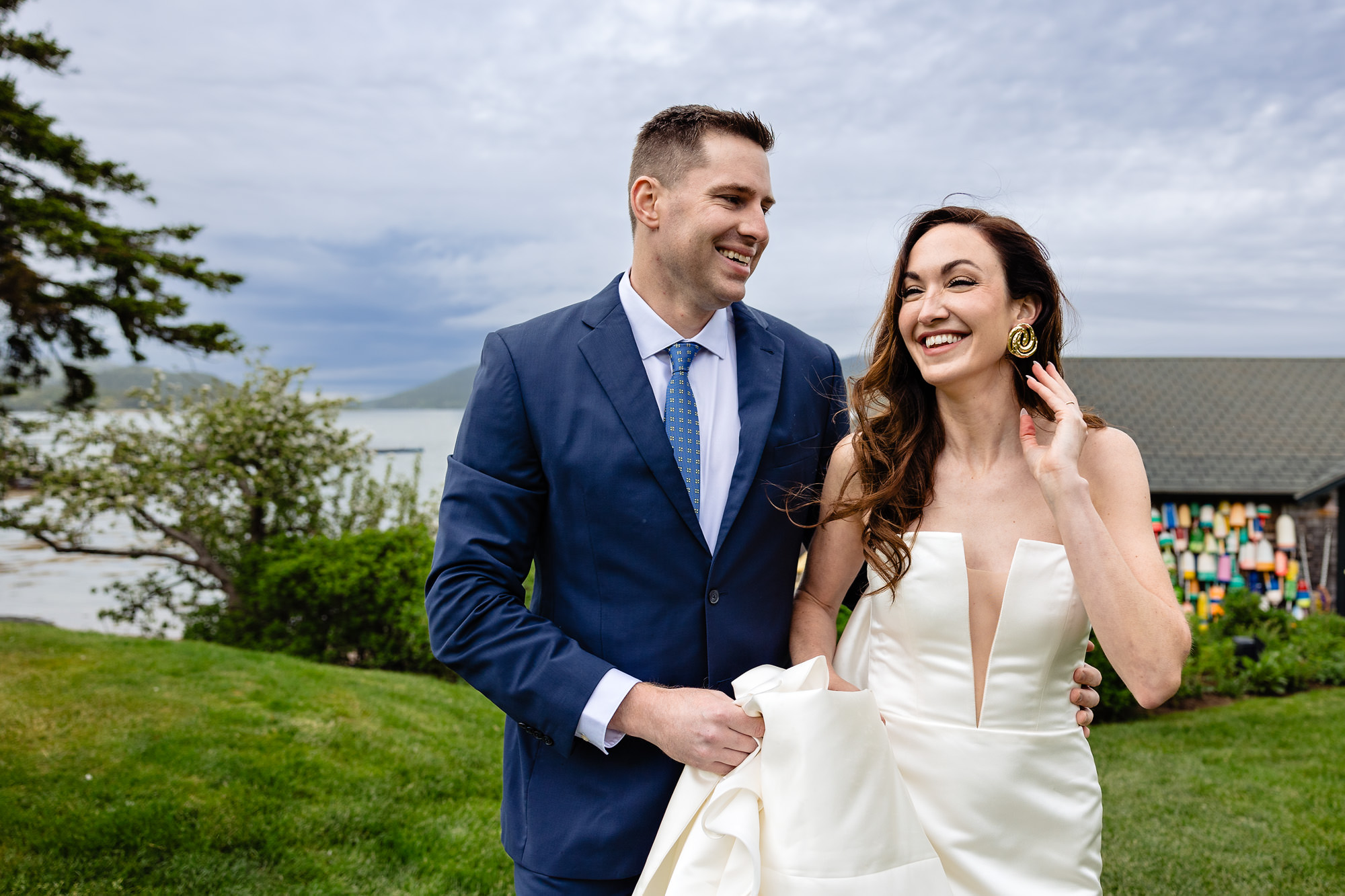 A first look at an elopement at Claremont Hotel in Southwest Harbor, Maine