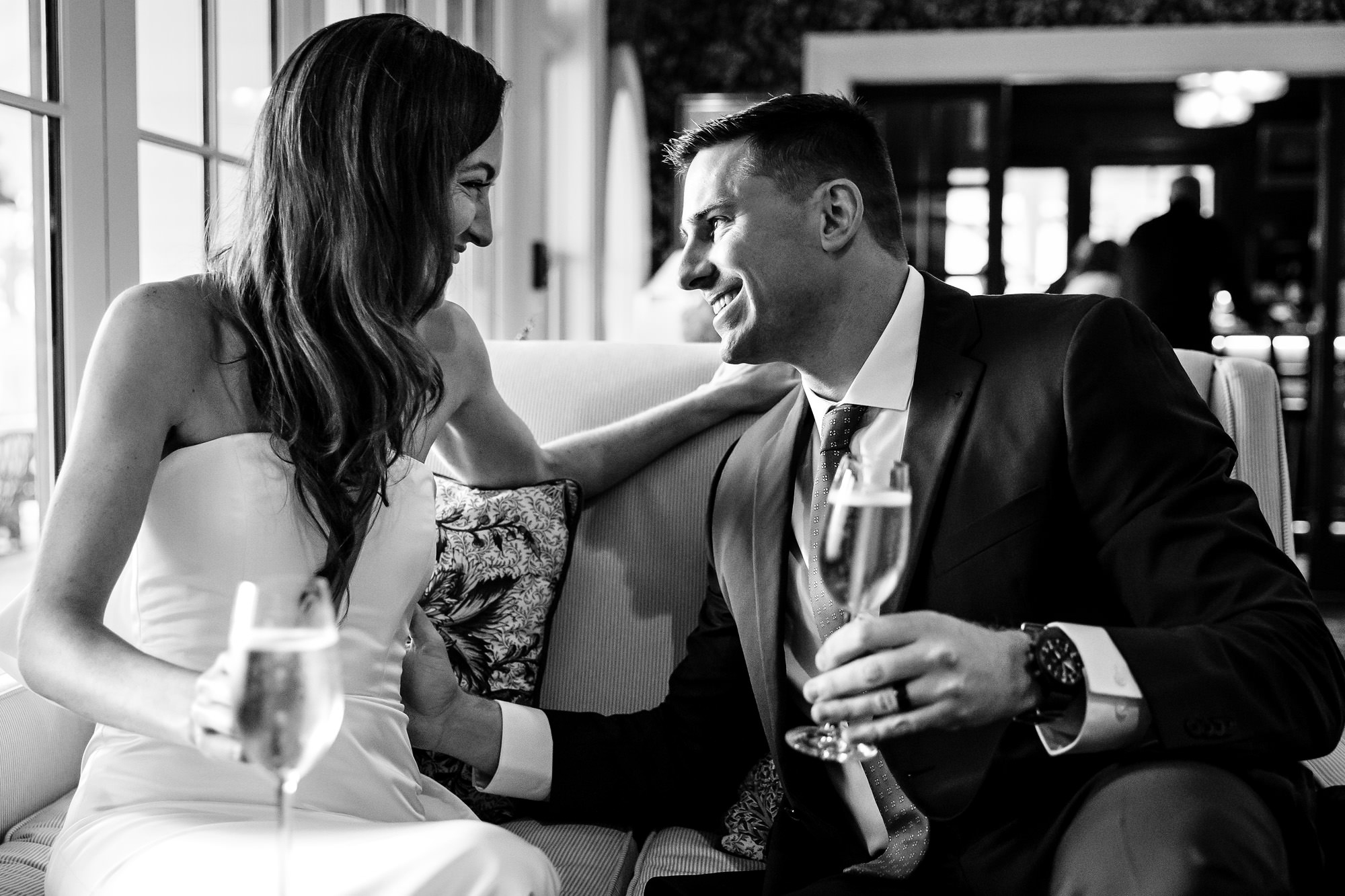 A wedding toast shared at Claremont Hotel