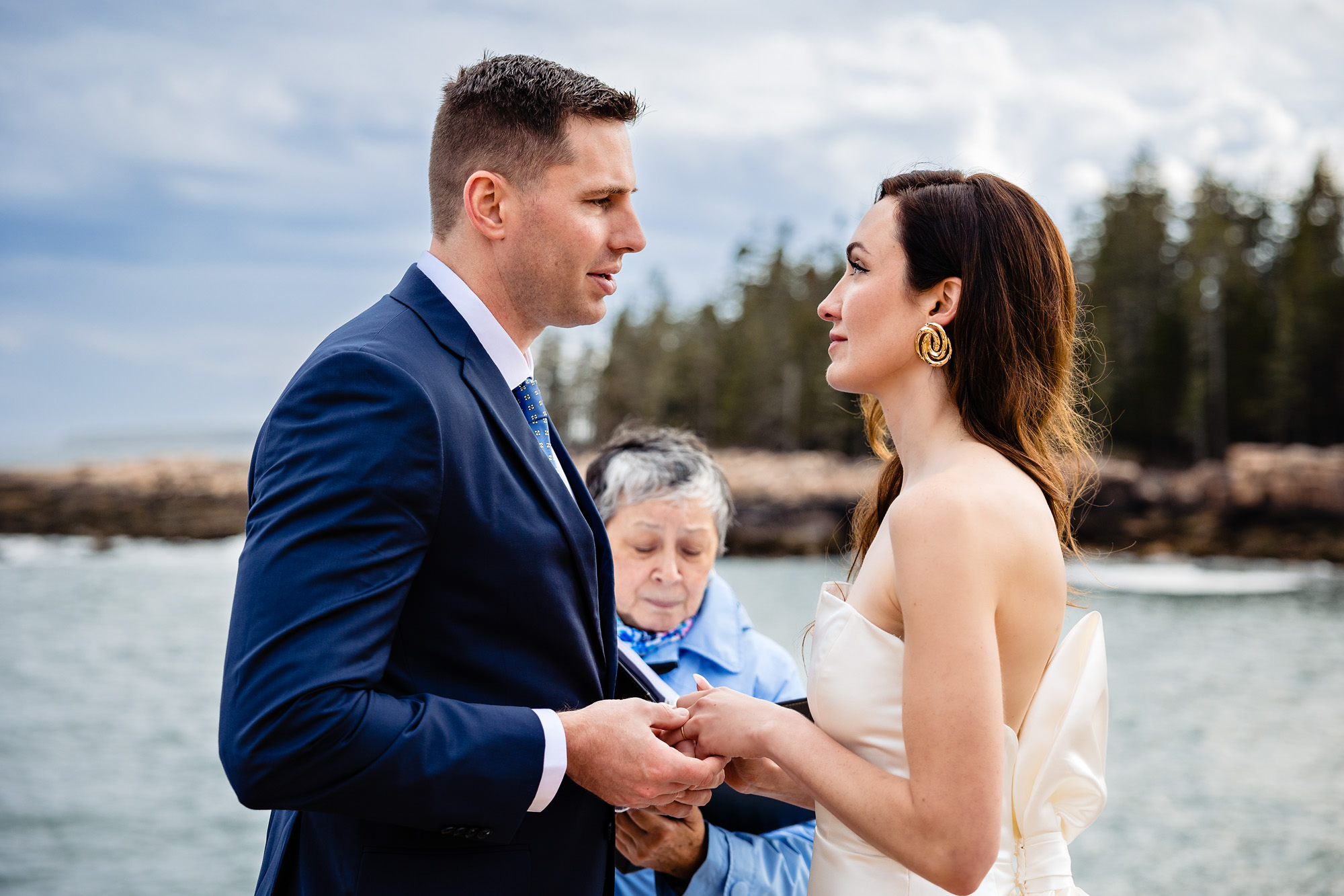 Southwest Harbor vow renewal in Acadia National Park