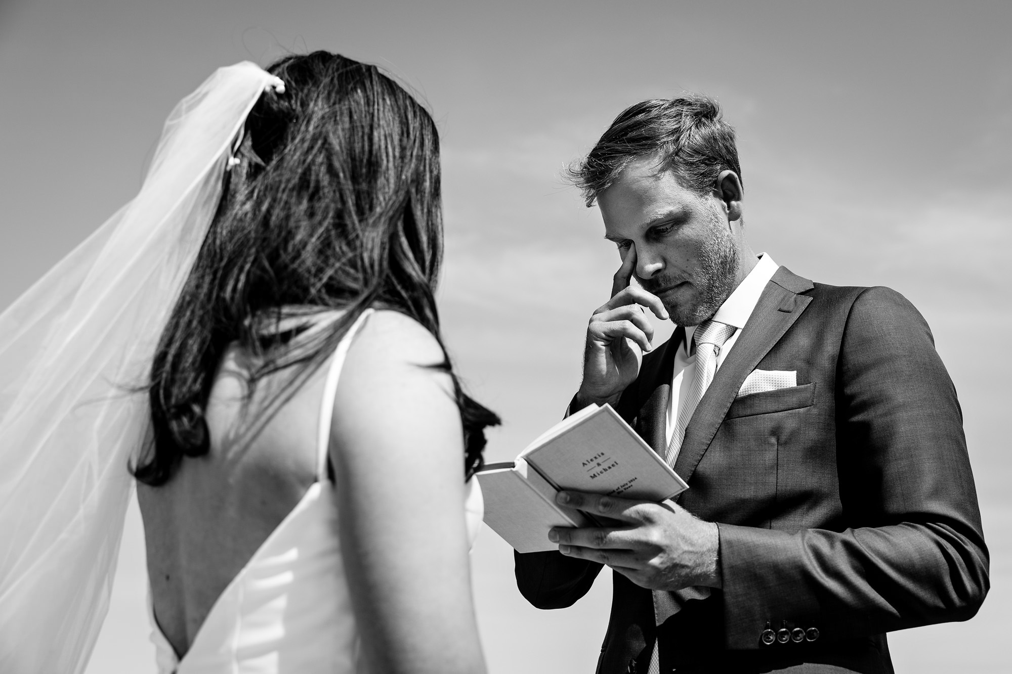 Alexis and Mike's Acadia boat elopement