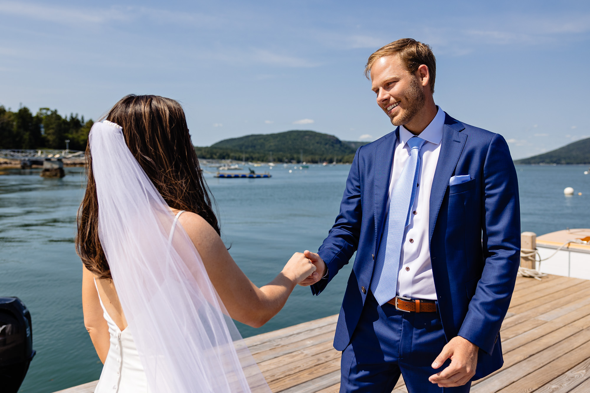 Alexis and Mike's boat elopement