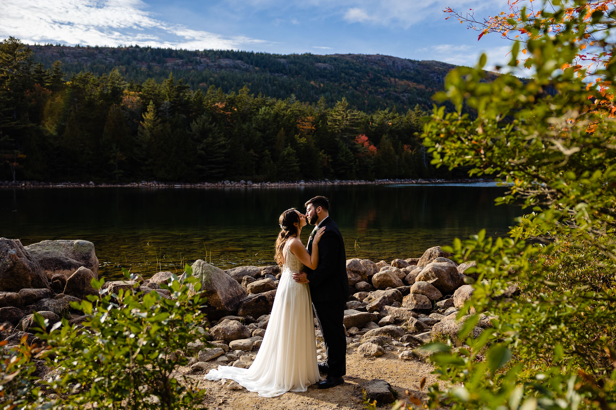 Fall Acadia elopement