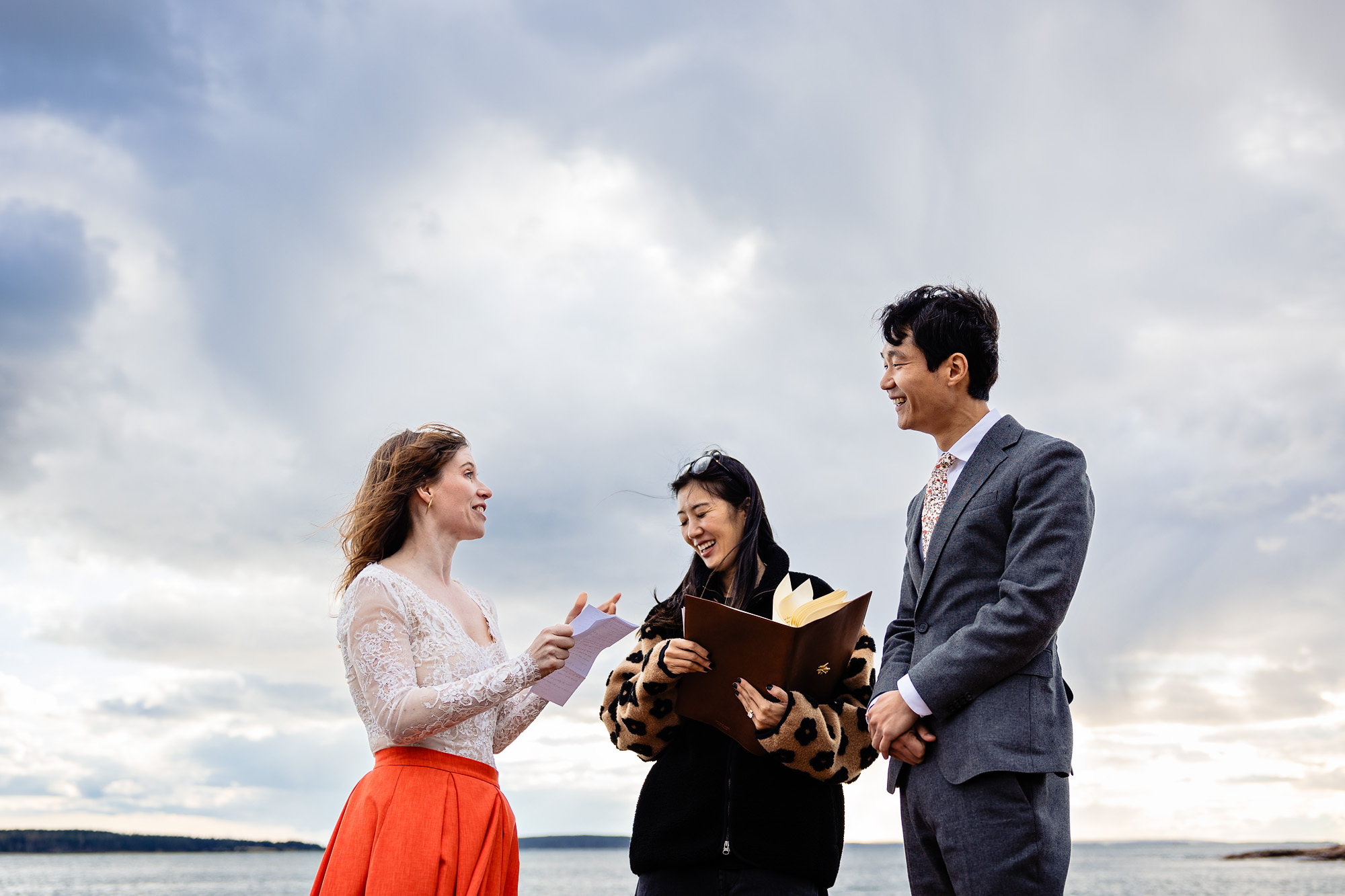 Alison and Chris' Acadia quiet side elopement