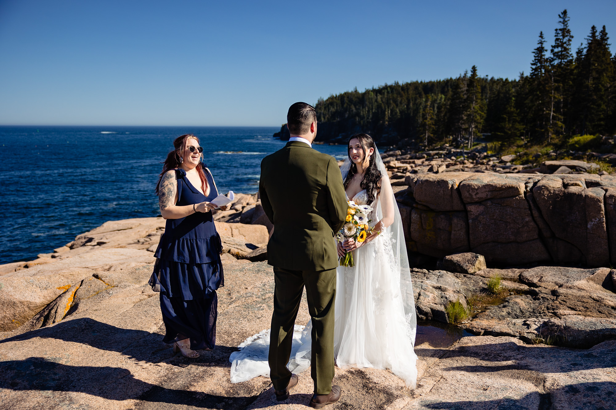 Jenna and Tim's Maine Hiking Elopement