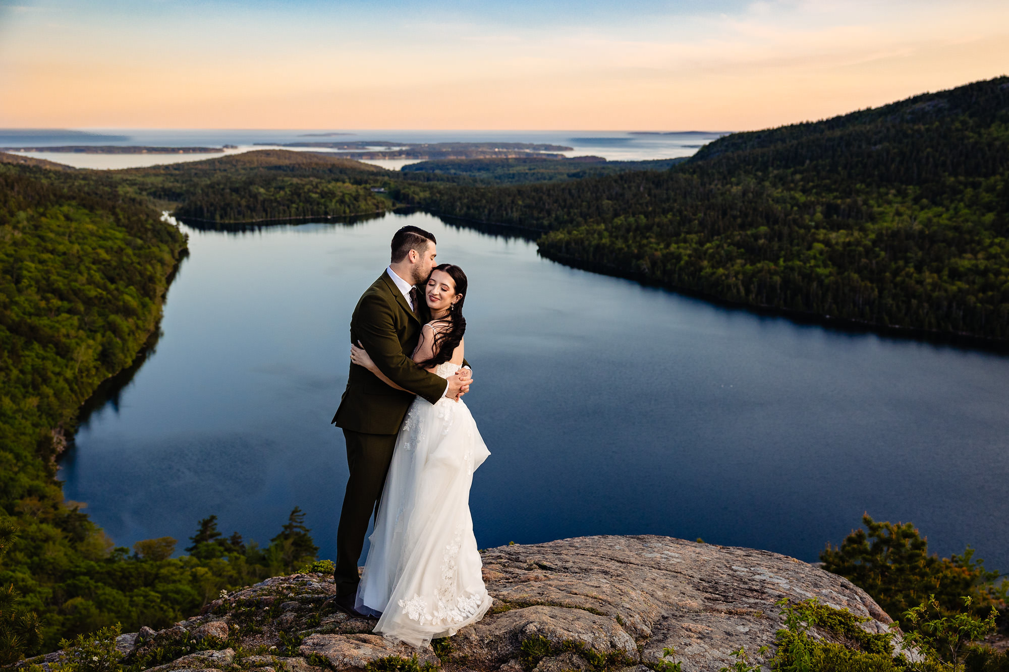 Jenna and Tim's Maine Hiking Elopement