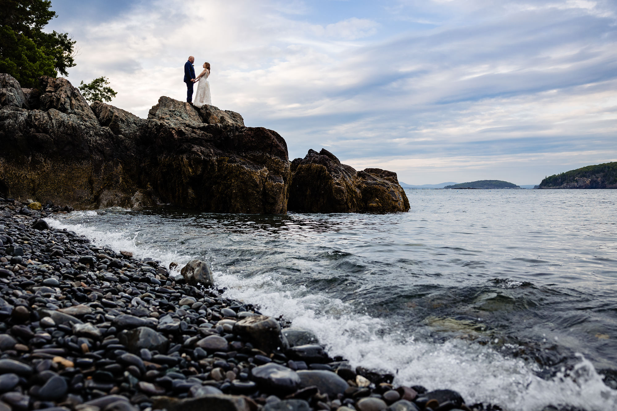 Nicole and Beau's Acadia Forest Elopement