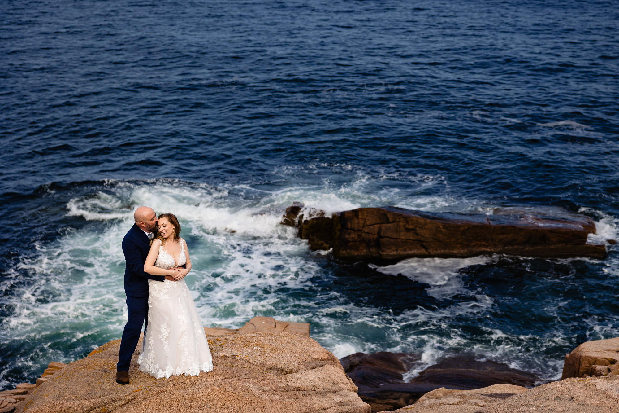 Nicole and Beau's Acadia Forest Elopement