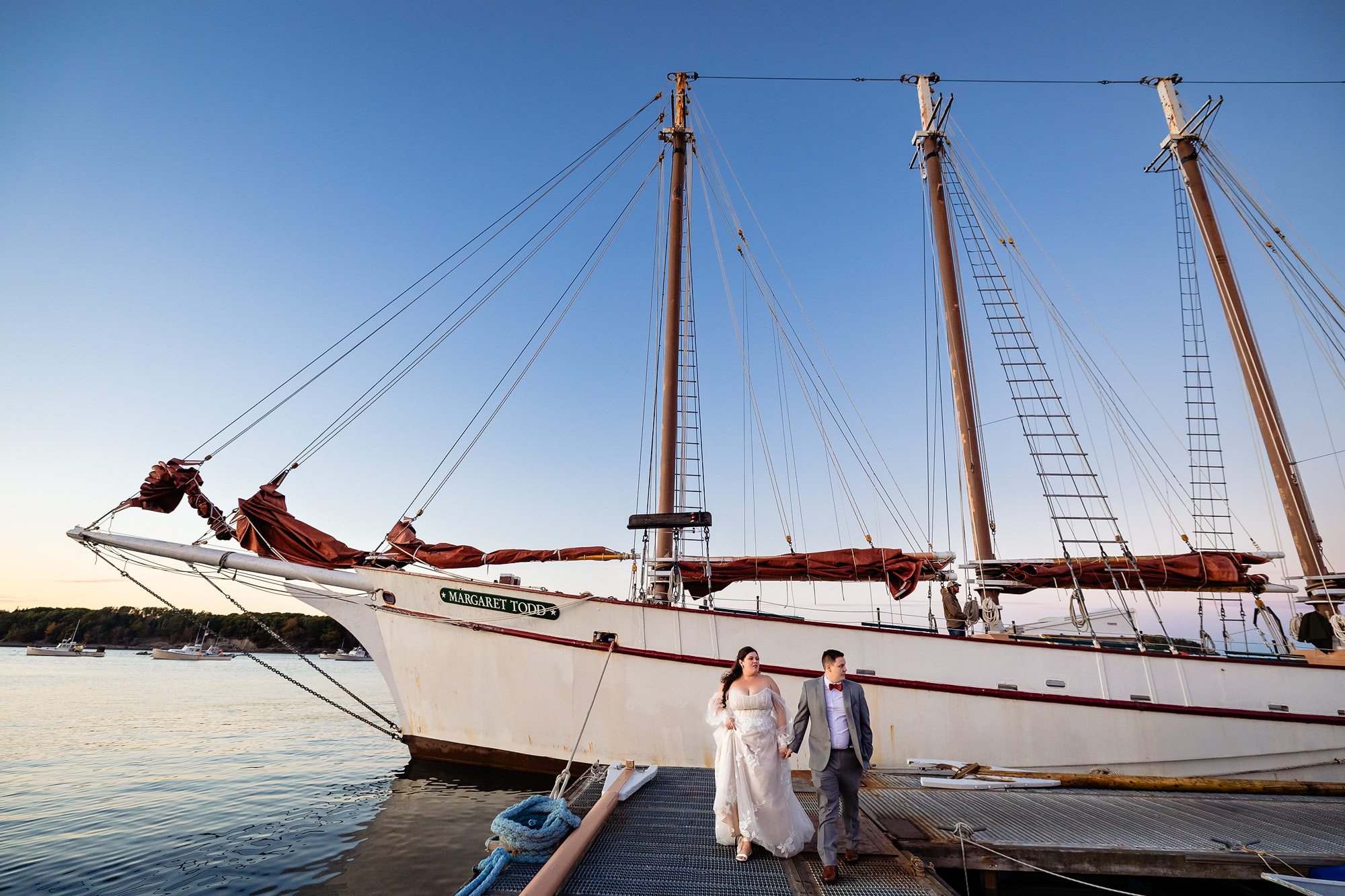 Amanda & Matt’s Bar Harbor Inn and Margaret Todd Schooner Wedding