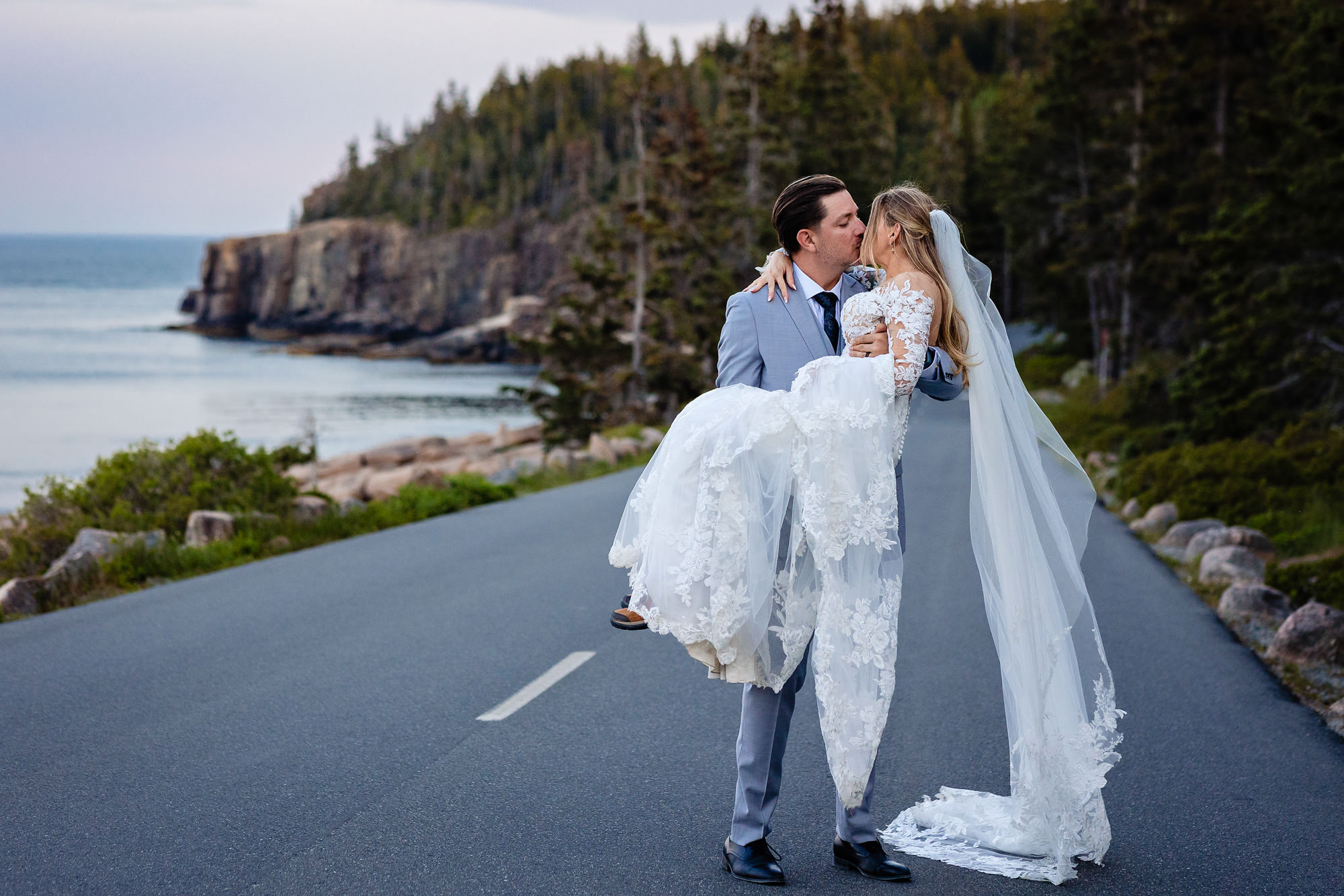 Stephanie and Alex's Mount Desert Island Elopement